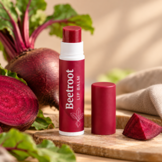 Beetroot lip balm