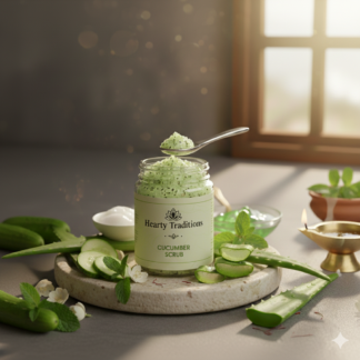 Cucumber scrub for Face and Body