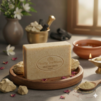 Multani Mitti Soap – For Oily Skin & Deep Cleansing