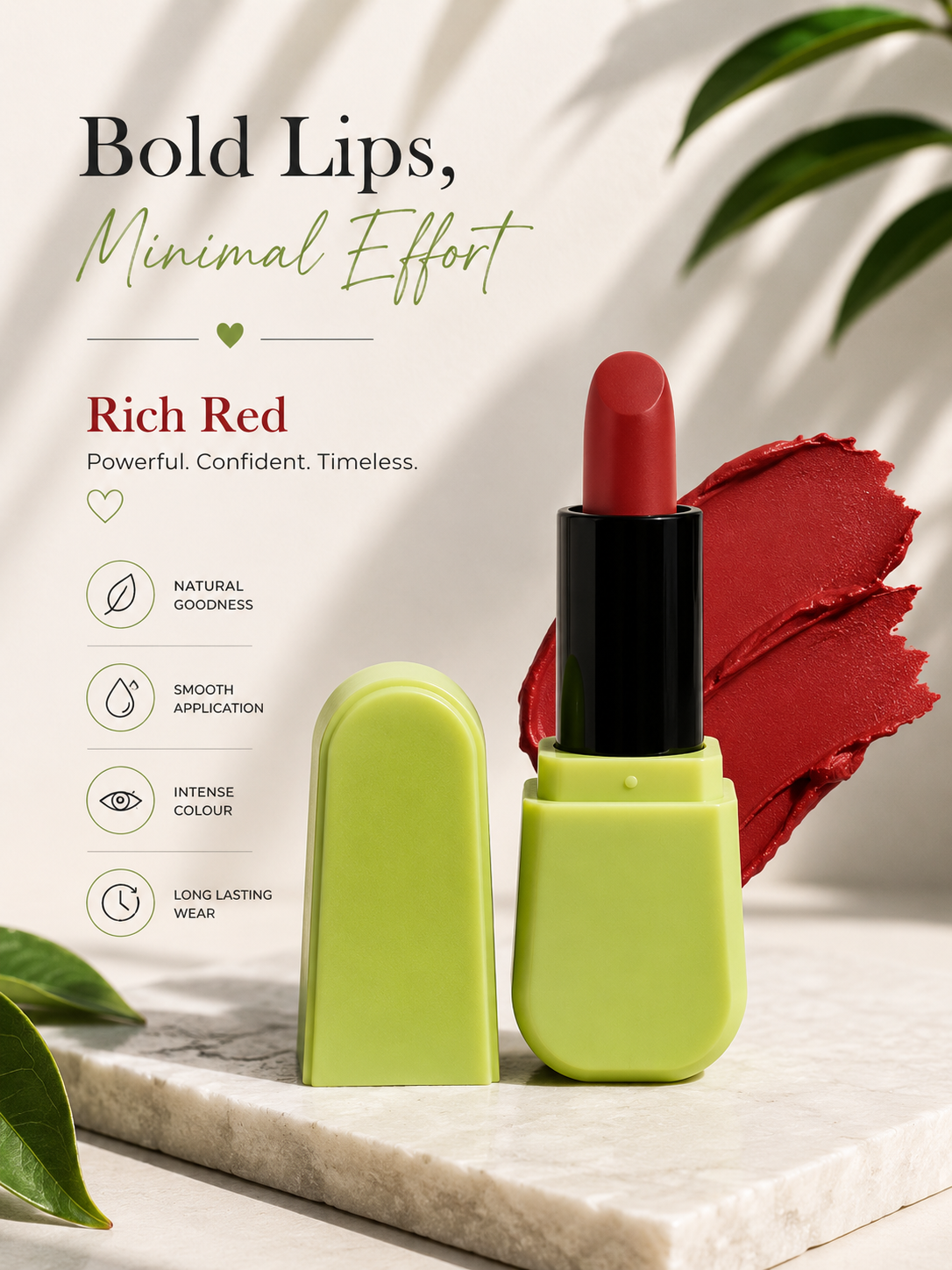 Lipstick - Rich Red