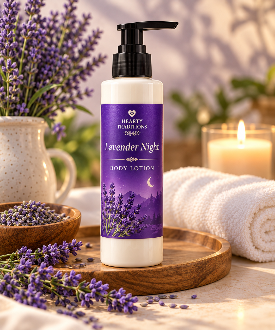 Lavender night body lotion
