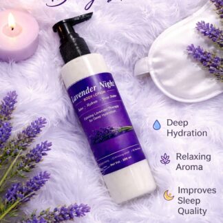 Lavender night body lotion